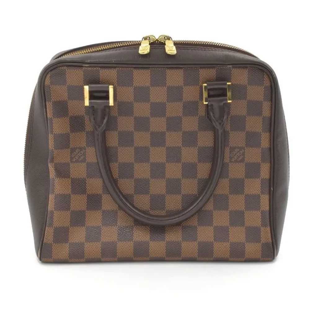Louis Vuitton Brera Damier Ebene Handbag Brown